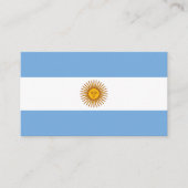 Argentijnse vlag, vlag van Argentinië Visitekaartje (Voorkant)