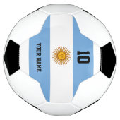 Argentijnse vlag voetbal met aangepaste naam (Gedraaid)