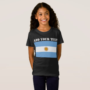 Argentijnse Vlag WK 2022 Football Voetbal T-Sh T-shirt