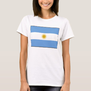 Argentijnse vlag x kaart T-Shirt