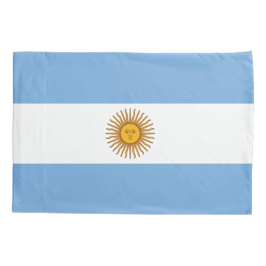 Argentijnse vlaggenschipcase kussensloop (Achterkant)