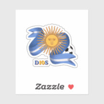  Argentijnse Voetbal D10S Fan Sticker
