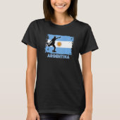 Argentijnse Voetbal Fan 2022 Nationaal Football Te T-shirt (Voorkant)
