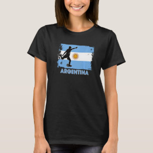 Argentijnse Voetbal Fan 2022 Nationaal Football Te T-shirt