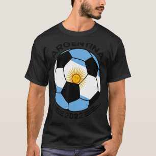 Argentijnse Voetbal Vlag Argentijnse Football Pr T-shirt