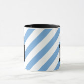 Argentijnse voetbalfan aangepast nummer koffie mok (Midden)