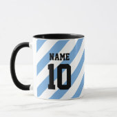 Argentijnse voetbalfan aangepast nummer koffie mok (Links)