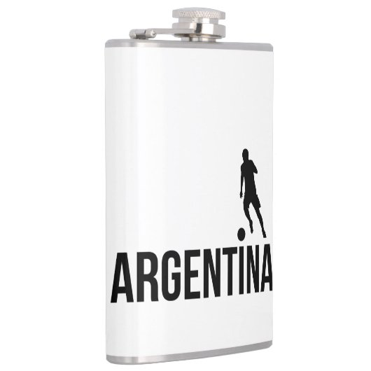 Argentijnse voetbalspeler gebruikt punt als bal heupfles (Rechts)