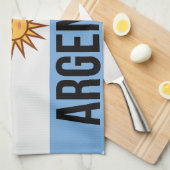 Argentijnse voetbalspeler gebruikt punt als bal theedoek (Quarter Fold)