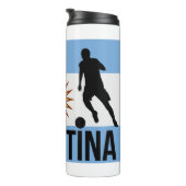 Argentijnse voetbalspeler gebruikt punt als bal thermosbeker (Geroteerd rechts)