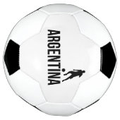 Argentijnse voetbalspeler gebruikt punt als bal voetbal (Gedraaid)