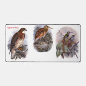 "Argentijnse vogels" Bureaumat (Voorkant)