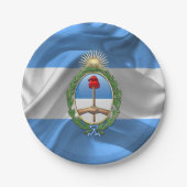 Argentijnse wapenstilstand papieren bordje (Voorkant)