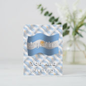 Argentijnse Waving Flag Kaart (Staand voorkant)