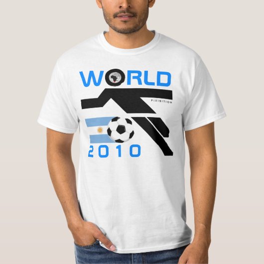 Argentijnse Wereldbeker 2010 T-Shirt (Voorkant)
