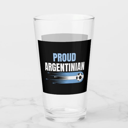 Argentijnse Wereldbeker Champions 2022 Glas (Achterkant)