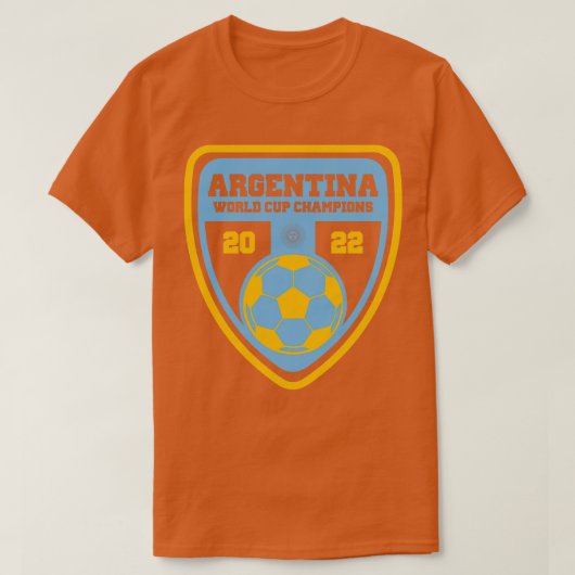 Argentijnse wereldkampioenen 2022 t-shirt (Design voorkant)