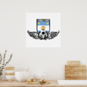 Argentijnse wereldkampioenen Winged futbol Poster (Keuken)