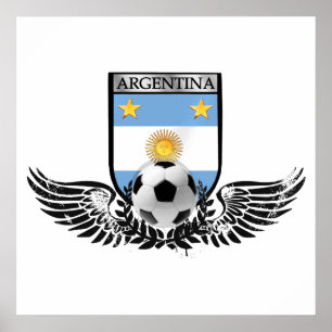 Argentijnse wereldkampioenen Winged futbol Poster