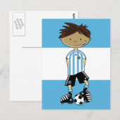 Argentijnse WK Voetbal Briefkaart (Voorkant / Achterkant)