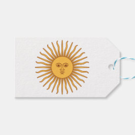 Argentijnse zon cadeaulabel