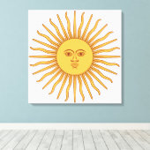 Argentijnse zon canvas afdruk (Insitu (Houten vloer))