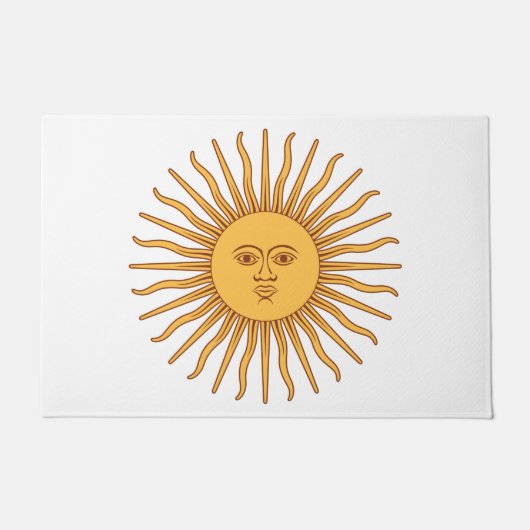 Argentijnse zon deurmat (Voorkant)