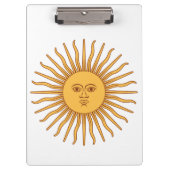 Argentijnse zon klembord (Voorkant)