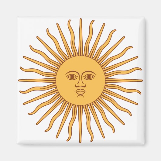 Argentijnse zon magneet (Voorkant)