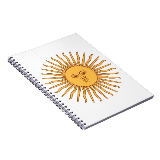Argentijnse zon notitieboek (Rechterzijde)