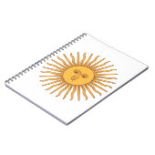 Argentijnse zon notitieboek (Linkerzijde)
