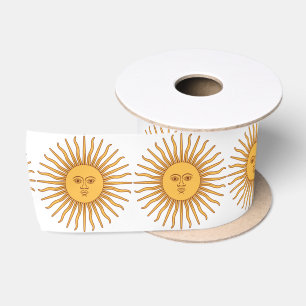 Argentijnse zon satijnen lint