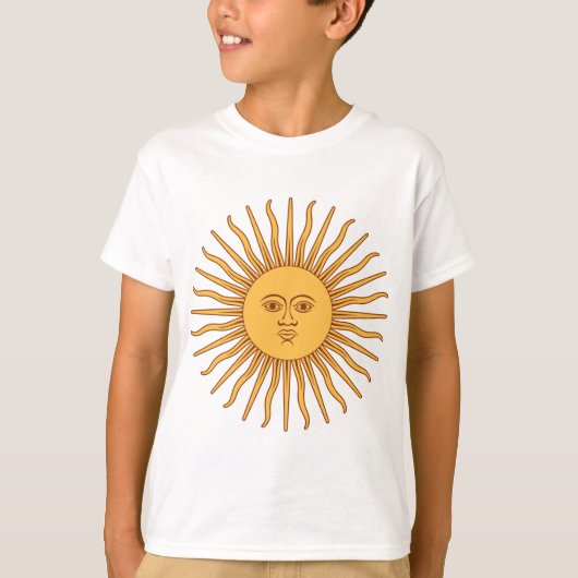 Argentijnse zon t-shirt (Voorkant)