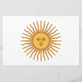 Argentijnse zonnebank briefpapier