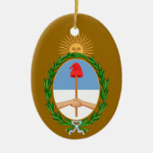 ARGENTINA* - Aangepaste kerstversiering Keramisch Ornament (Voorkant)