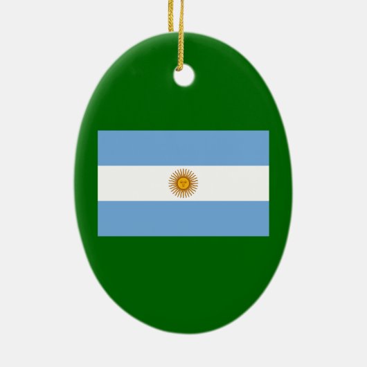 ARGENTINA* - Aangepaste kerstversiering Keramisch Ornament (Achterkant)