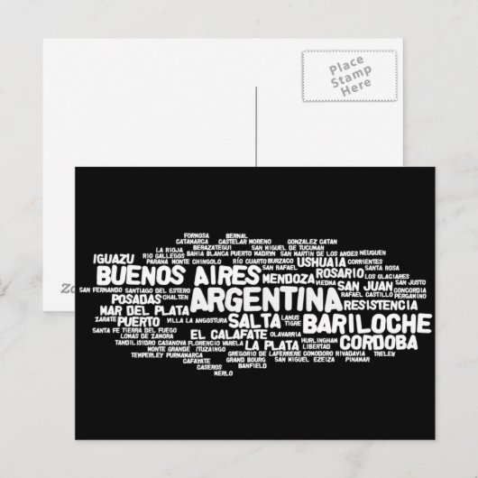 ARGENTINA Briefkaart (Voorkant / Achterkant)