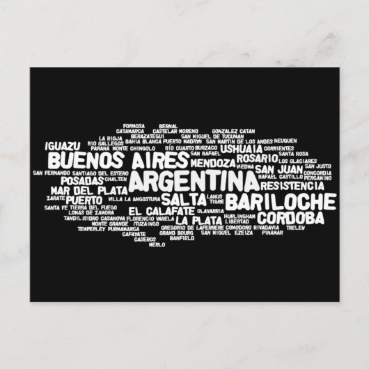 ARGENTINA Briefkaart (Voorkant)