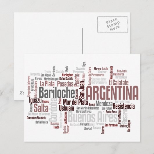 ARGENTINA Briefkaart (Voorkant / Achterkant)