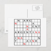 ARGENTINA BRIEFKAART (Voorkant / Achterkant)