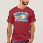 Argentina Buenos Aires South Mormon LDS Mission T-shirt (Voorkant)