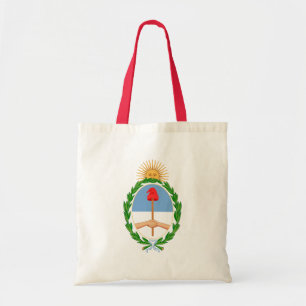 argentina emblem tote bag