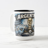 Argentina fan mok (Voorkant links)