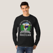 Argentina Flag Brazil Grown  Humor Citizen Pride T-shirt (Voorkant volledig)