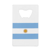 Argentina Flag Creditkaart Flessenopener (Voorkant)