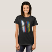 Argentina Flag Ecuador Grown Country Flags Stripes T-shirt (Voorkant volledig)