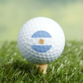 Argentina Flag Emblem Golfballen (Insitu Shirt)