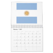Argentina Flag Emblem Kalender (Feb 2027)