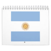 Argentina Flag Emblem Kalender (Hoes)