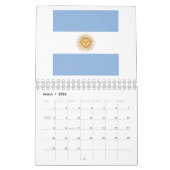 Argentina Flag Emblem Kalender (Mar 2026)